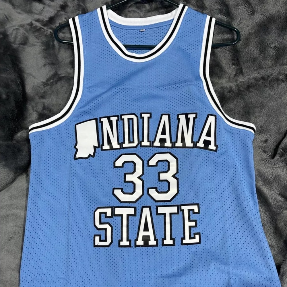 Indiana State Larry Bird Vintage Jersey Men’s Size Small